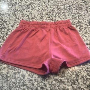 Pink lounge shorts